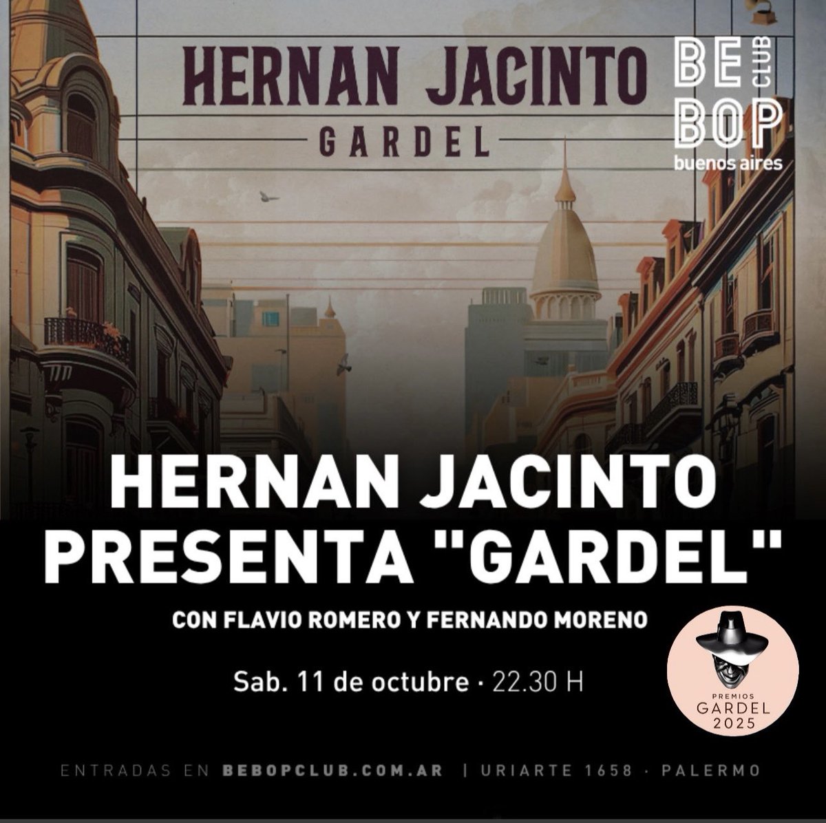 HOY!
Quedan pocos lugares.
Va a estar el Vinilo en venta.