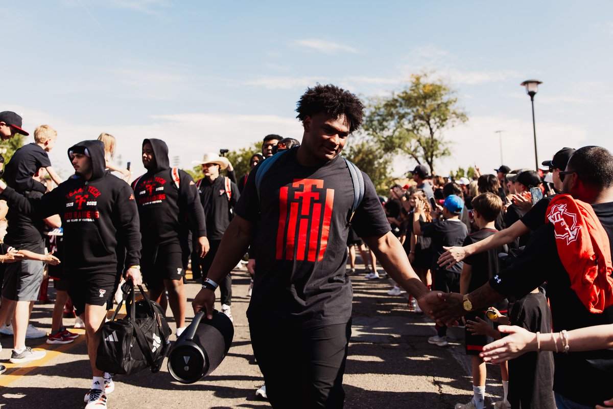 TexasTechFB's tweet image. Home sweet home 🏠