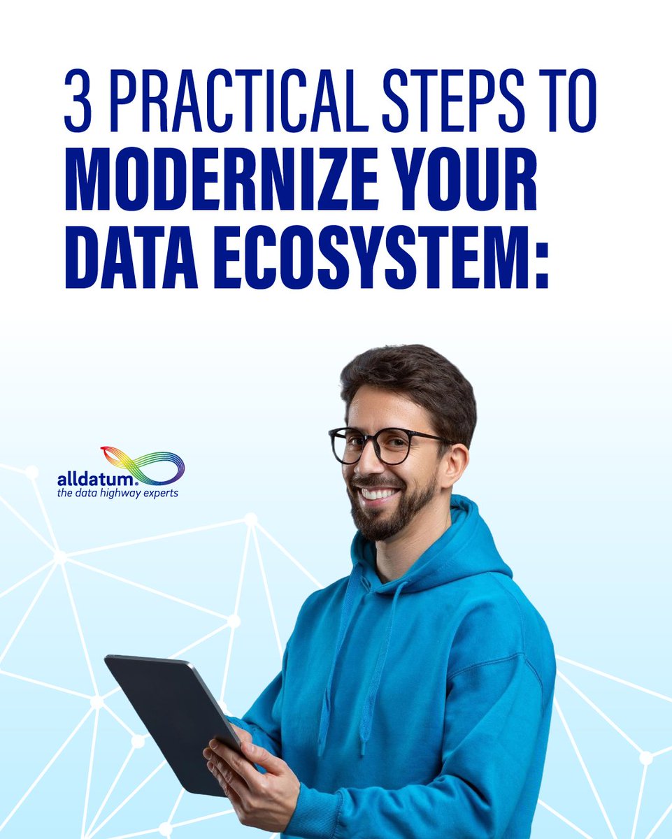 Alldatum_'s tweet image. Many companies still struggle to turn scattered #data into real business outcomes. Small, strategic steps can accelerate your #DigitalTransformation.

👉Let’s take the next step in your #DataStrategy together: bit.ly/48X9172

#DataDriven #AlldatumTheHumanSideOfTechnology
