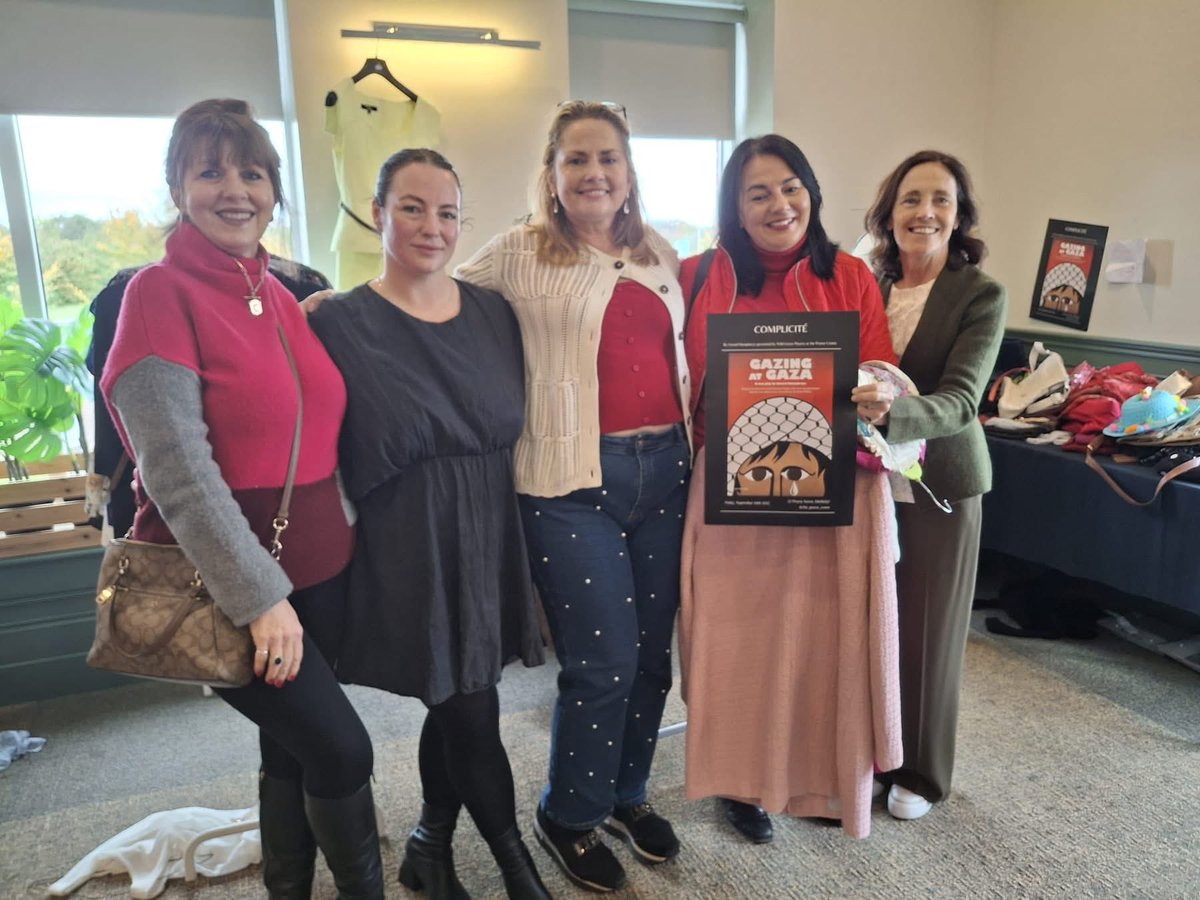 What a magnificent day, such support for the devastated people of Gaza , we collected almost €6k for the Irish Red Cross. 

Thanks everyone for your kind donations and support.

<a href="/ellentroy5/">cllr ellen troy</a>  #aontú