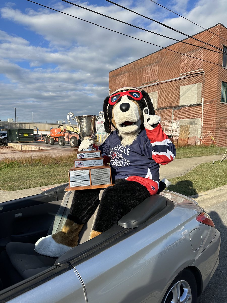 Ready for the Fall Fest Parade ft the Championship Trophy!

#LetsGoBolts | #WhoseHouse