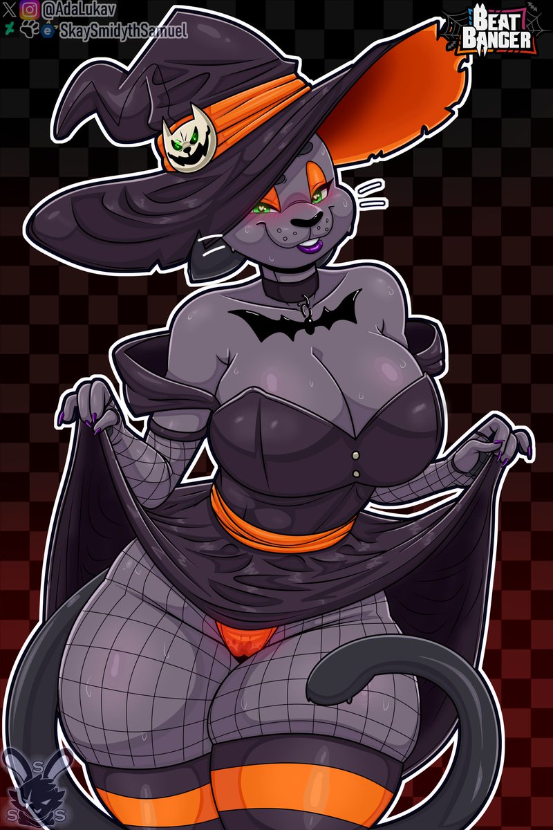 🐱🎃🧙

OC: <a href="/BunFanGames/">Bunfan</a> 

#beatbanger #bunfanart #beatbangergame #fanart #Halloween2025