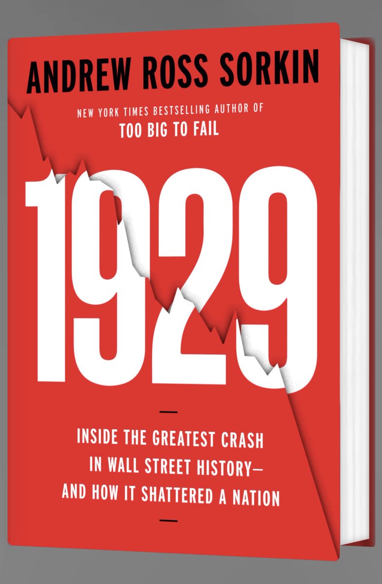 BillAckman's tweet image. I read an advance copy of Andrew Sorkin’s new book ‘1929’. Like ‘Too Big to Fail’, 1929 puts you in the room as the events leading up to the crash and the Great Depression are born and develop. You get to understand the history, meet the players, and watch history unfold. 

It’s…