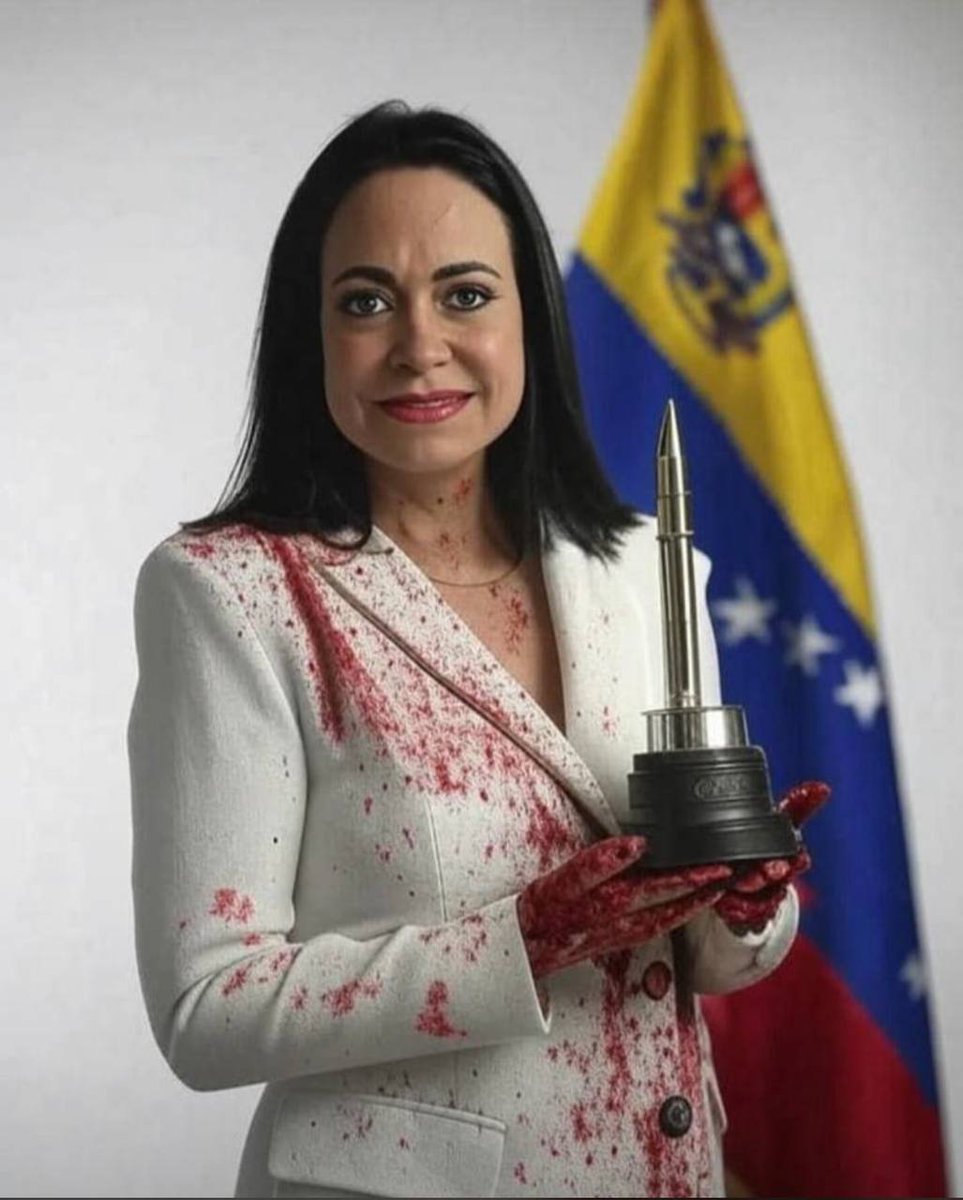 Mercede073's tweet image. Premio Nobel de los misiles y del terrorismo se equivocaron con darle el premio de la Paz