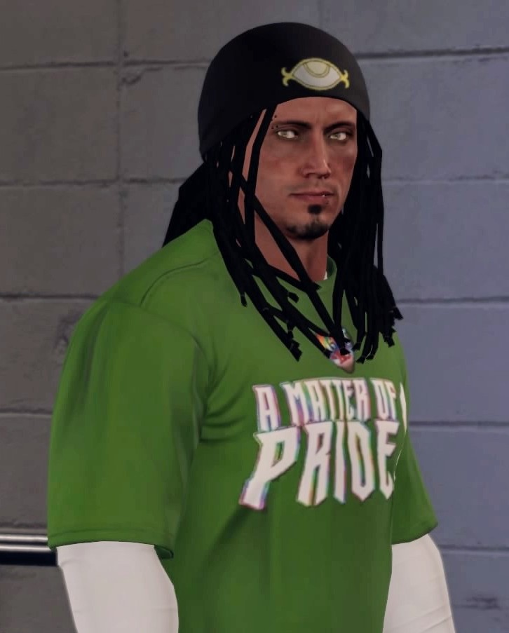 TheN0t0ri0usZ0E's tweet image. *After FLW's "Dawn of Champions", Zoe has finished getting her eyebrow bandaged from getting bloodied during her debut Battle Royal match and looks to get herself a refreshing beverage afterwards.*

???: *cough*

Zoe: "Hm?"

Gene: "Permission to speak, Captain?"

Zoe: "Dad?"