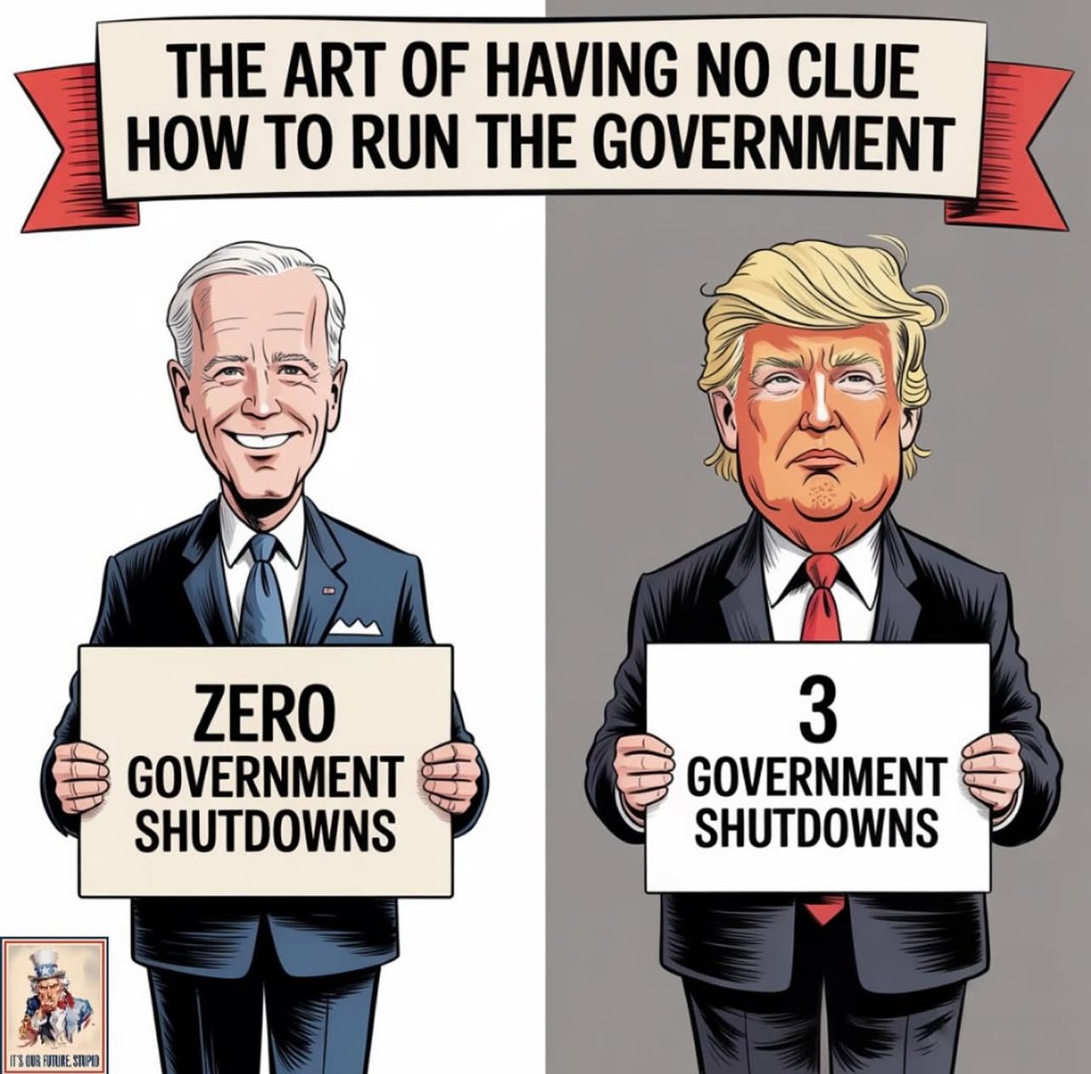 We truly miss President Biden in the White House.