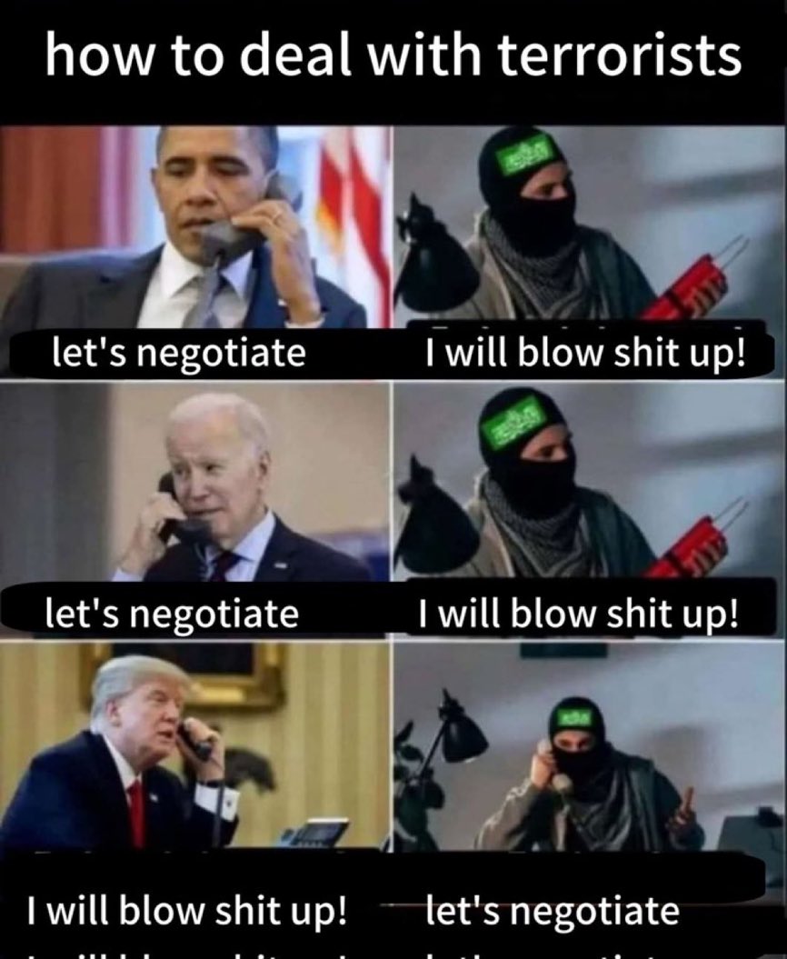 RealGsPatton007's tweet image. POTUS TRUMP deals it RIGHT.