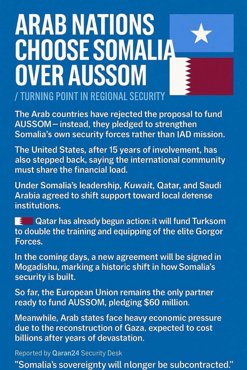 Somali_Lawyer's tweet image. I have long argued the #AU mission didn’t achieve anything tangible for almost 20 years. Among #Somalis AU is known for the ability to change its acronyms from #AMISOM, #ATMIS to #AUSSOM and not for anti-terror actions against AlShabaab. It is also cash cow for our arch enemies.