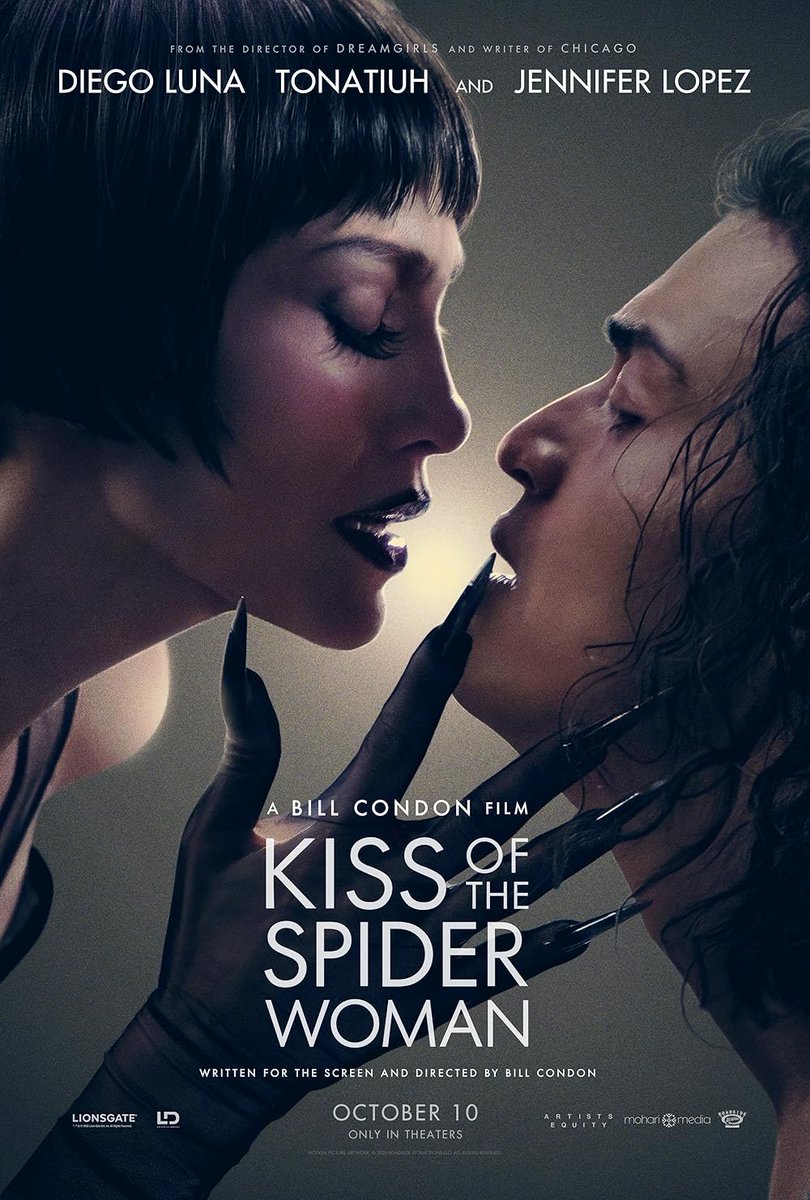 Creat1ve's tweet image. Just got finished watching Kiss of the Spider Woman, and I have to say that was a pretty damn good movie there! 🕷️