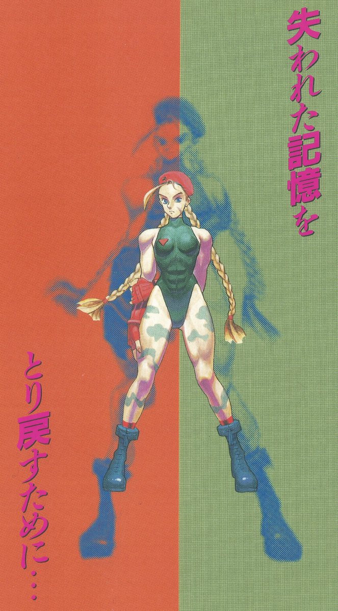 Did a couple scans from my book of how to play Cammy i got from japan. It has how to fight against each character and then a comic per one. This is the Ryu one. And then the back cover. I will try scan them all at some point