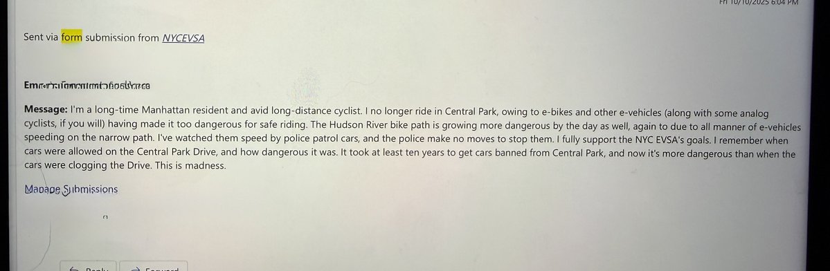 NYC E-Vehicle Safety Alliance (@nyc_evsa) on Twitter photo This is what β¦<a href="/TransAlt/">Transportation Alternatives</a>β© β¦<a href="/CentralParkNYC/">Central Park</a>β© β¦<a href="/NYCMayor/">Mayor Eric Adams</a>β© β¦<a href="/NYC_DOT/">NYC DOT</a>β© has done. They have ruined the traditional cycling experience and the nyc park going experience for peds& cyclists! All for $$$$$$$$$ This is what β¦<a href="/TransAlt/">Transportation Alternatives</a>β© β¦<a href="/CentralParkNYC/">Central Park</a>β© β¦<a href="/NYCMayor/">Mayor Eric Adams</a>β© β¦<a href="/NYC_DOT/">NYC DOT</a>β© has done. They have ruined the traditional cycling experience and the nyc park going experience for peds& cyclists! All for $$$$$$$$$