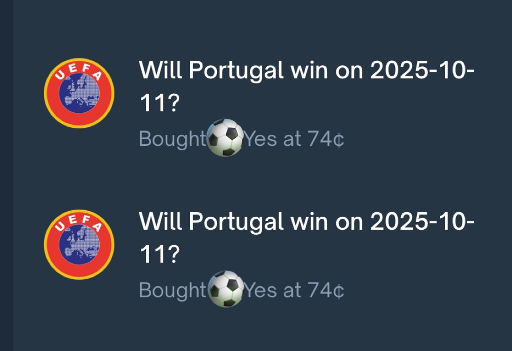 DannyT1502's tweet image. Definitely wasn&apos;t a comfortable win for Portugal but i managed to wait and take it at half time at 74c, only low 3 figs total filled.

It is interesting how incidents like the penalty saw lp&apos;ers remove their bids completely, it did make it impossible to cash out. Didn&apos;t have that…