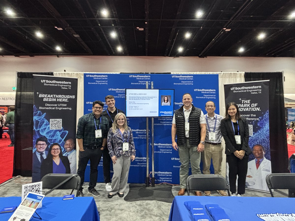 That's a wrap for Booth 315 at #bmes2025 in San Diego! 
Thank you for visiting with us. We look forward to seeing you in Orlando next year. Until then, keep up with our latest news at bit.ly/42DpEAN or email us at bme@utsouthwestern.edu to collaborate.