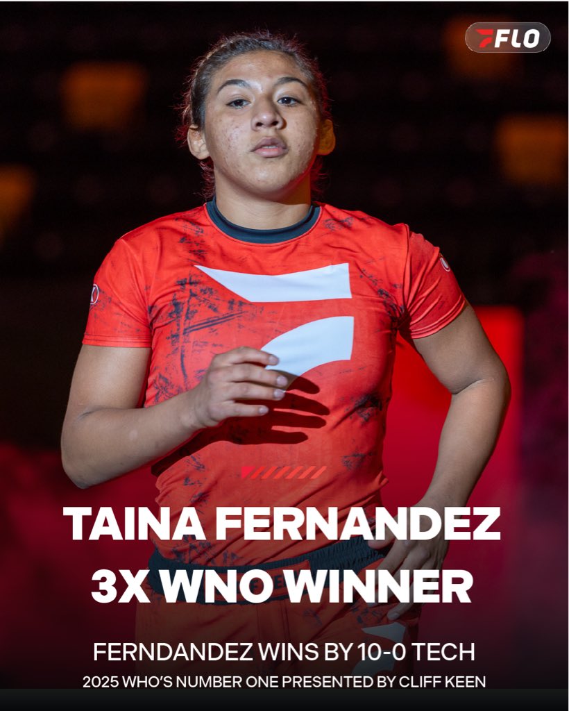 FloWrestling (@flowrestling) on Twitter photo It only took Taina Fernandez 1:08 to earn a tech for her third straight victory at Who’s Number One! #WNO
Presented by <a href="/CKAwrestling/">Cliff Keen Wrestling</a> It only took Taina Fernandez 1:08 to earn a tech for her third straight victory at Who’s Number One! #WNO
Presented by <a href="/CKAwrestling/">Cliff Keen Wrestling</a>