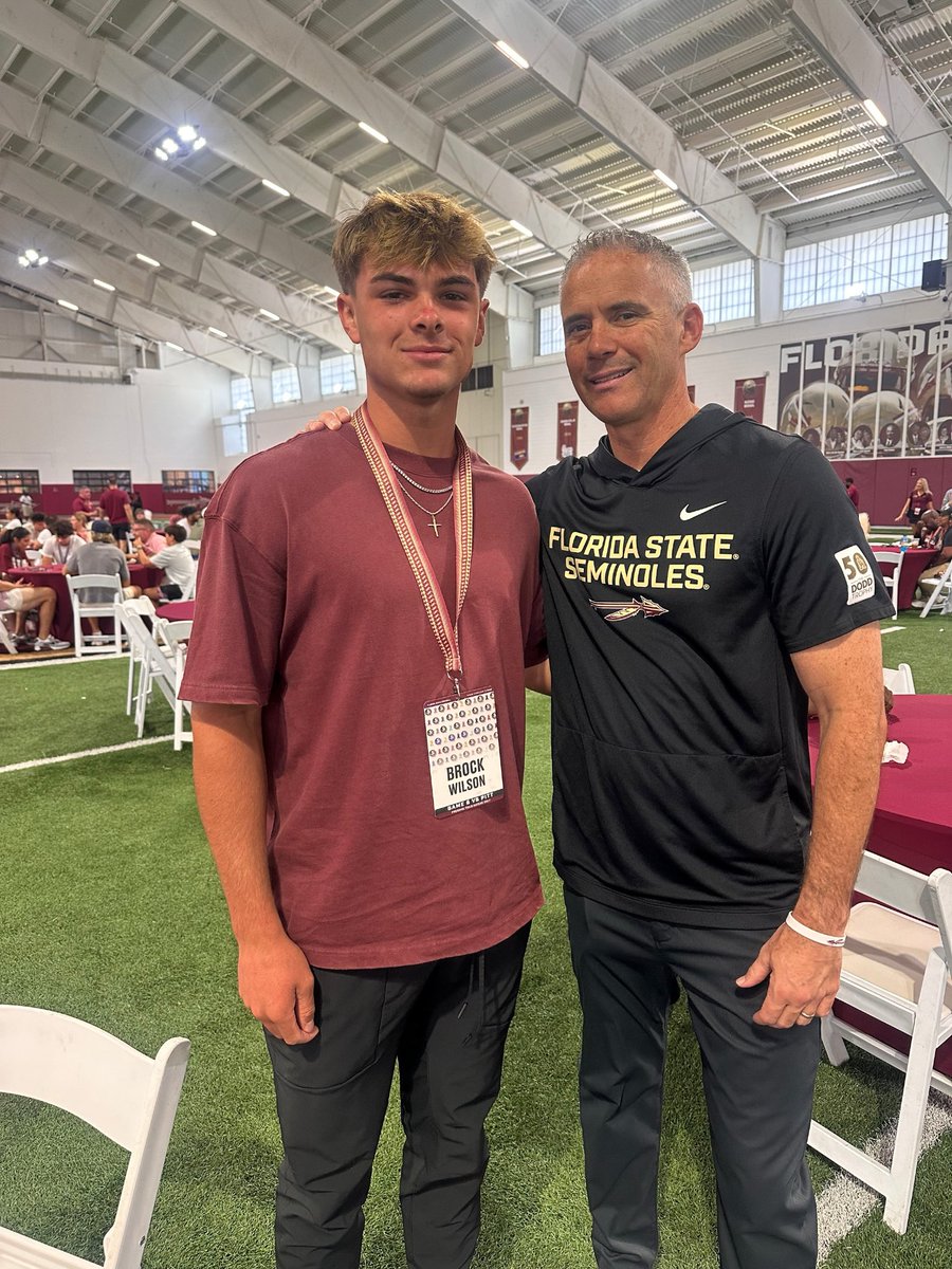 Thank you <a href="/JustinCrouse7/">Coach JC Justin Crouse</a> and <a href="/CoachJRut/">Jonathan Rutledge</a> for having me out on game day at FSU! Can’t wait to be back in Tallahassee soon!
<a href="/McCrackenStangs/">McCracken County Football</a> 
<a href="/bam_coach78/">Coach Bam</a> <a href="/KYFUTURESTARS/">Ricco Hughes</a> <a href="/jkicker19/">Justin Yoon</a>