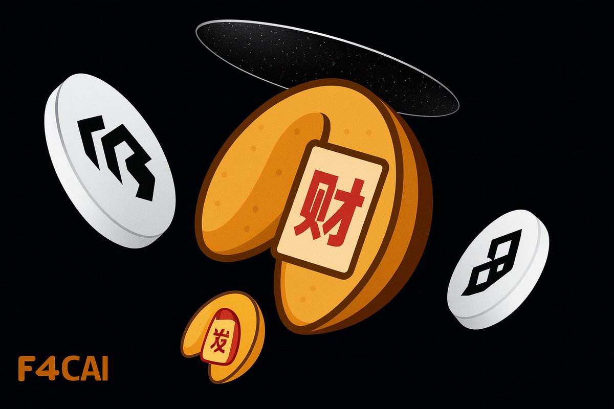 f4caitoken's tweet photo. Something lucky is baking on-chain... 🥠
The Fortune Cookie of Web3 is almost ready to drop. 🍀
$F4CAI — 一饼在手，天天发财 💫
#F4CAI #发发发 #BNB #BTC #ETH #MemeRush 

https://t.co/otMfwHJgh8 https://t.co/kRQJ7HFQmE