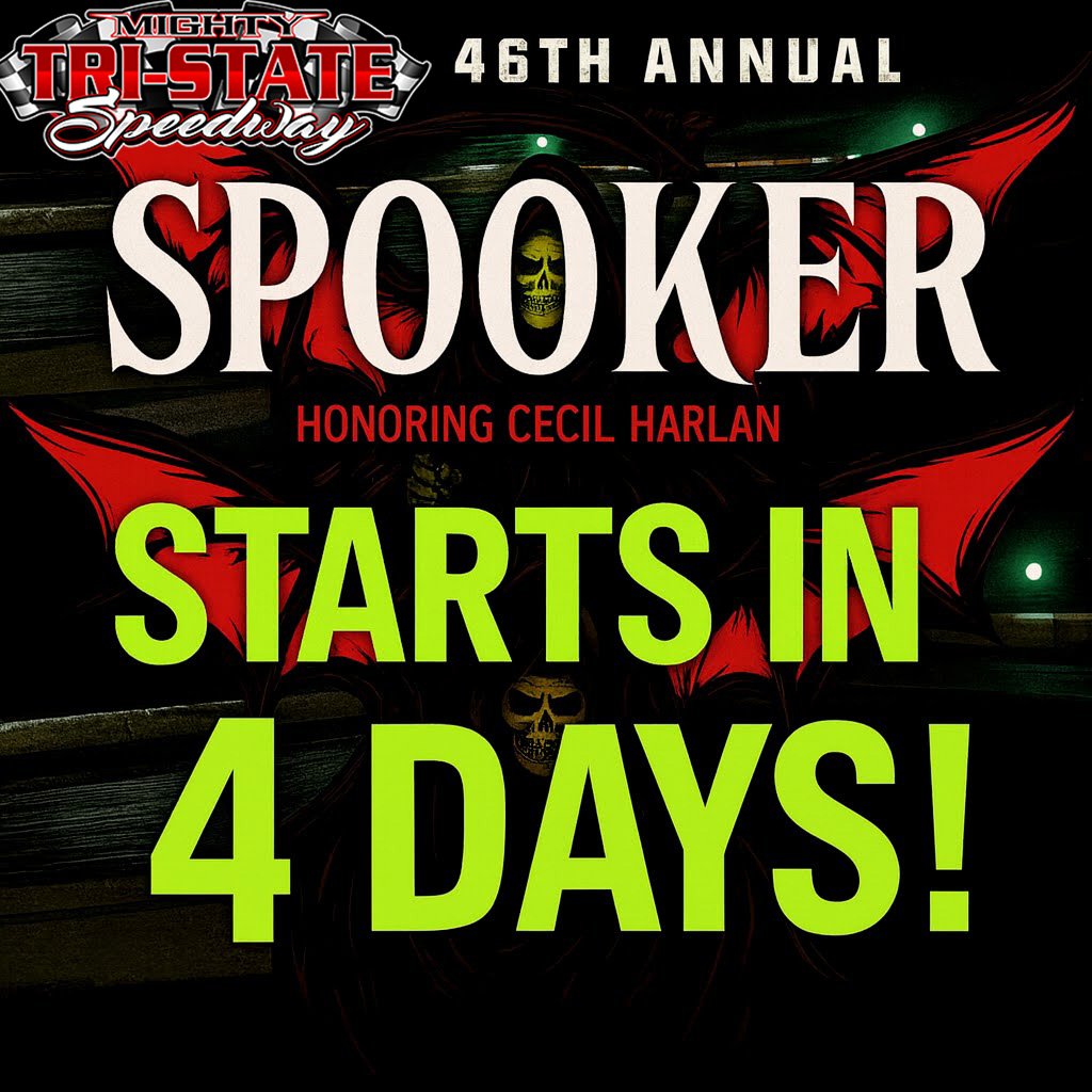 46th Annual SPOOKER 
Mighty Tri-State Speedway 

 #MightyTSS #spooker46 #blackice <a href="/topfans/">TopFans</a>
