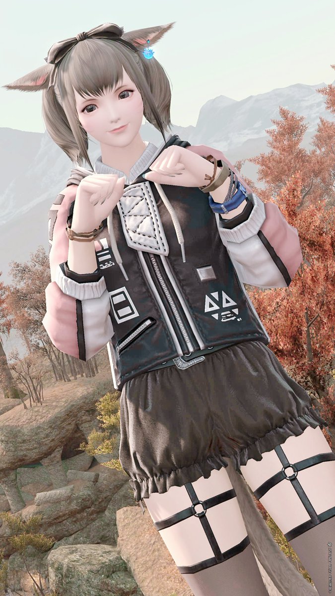 おはもっ🔅お耳ぺったん🤍
挨拶をおはもから変えようか悩み中💬

最近寒くて一気に紅葉🍁してきました！
きのうは１日☔️だったけどきょうは晴れそうなのでお出かけいってきます🤟🏻

帰ったらDD進めたい
まだT40なんだー😭早く99ボスいきたい！
#おはミコ　#みくって