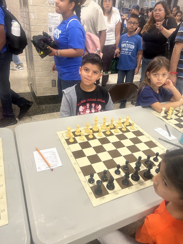First chess tournament of the season.♟️
<a href="/KindellReynolds/">Mrs. Kindell Reynolds</a> <a href="/MrsLDino/">Lisa Dino</a> <a href="/HarrisElem_Aisd/">Harris Elementary AldineISD</a>