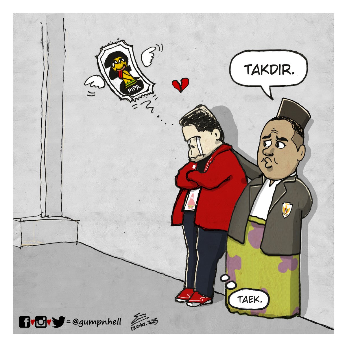gumpnhell's tweet image. Memang Takdir

#Timnas 
#hatihatikamumulaiberpikir