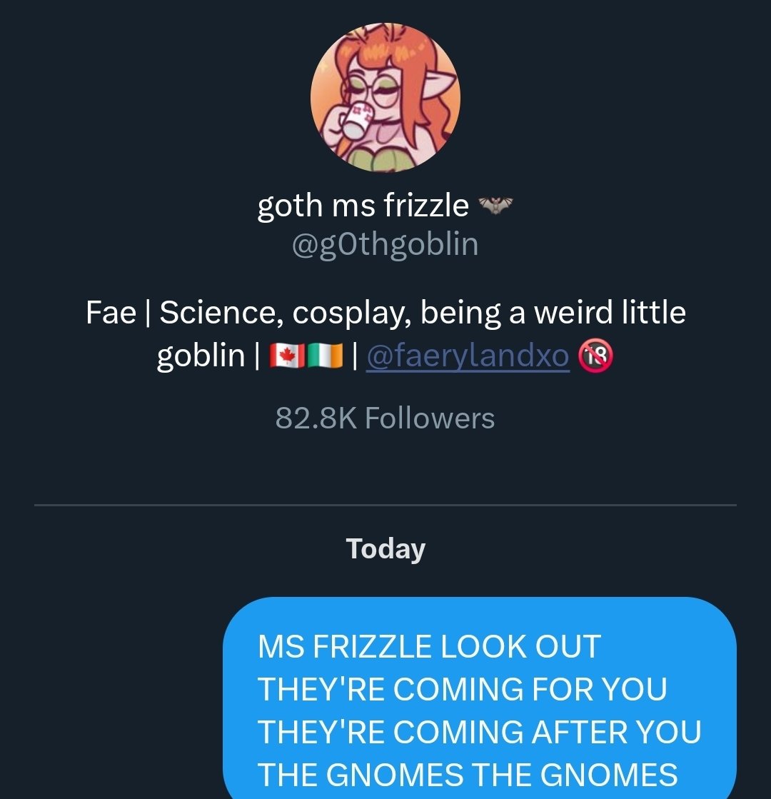 BimbleWizard's tweet image. Are you fucking kidding me

&quot;Pass a challenge&quot; to send dms I have to solve the goblin&apos;s mysterious fucking riddle?????