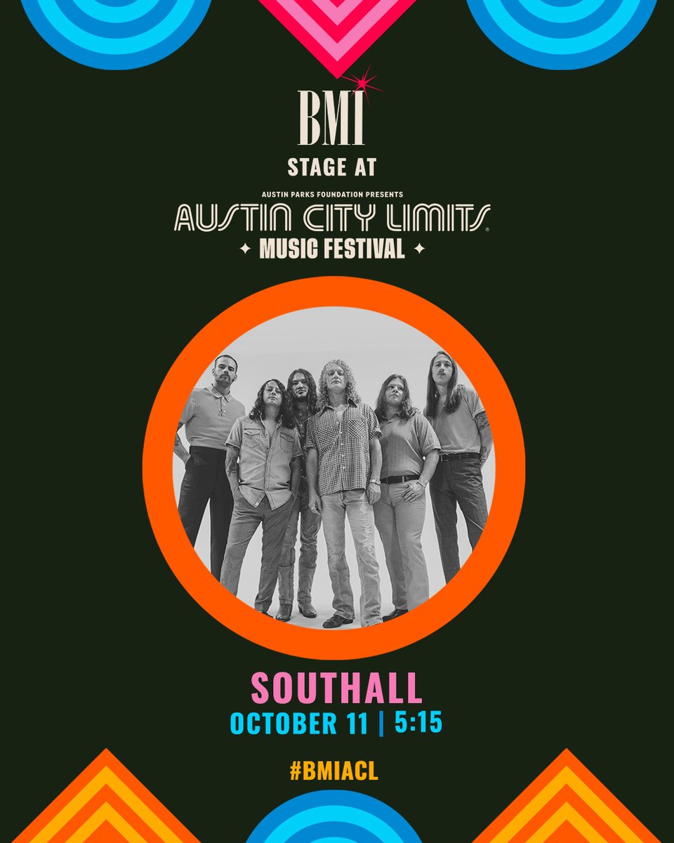 bmi's tweet photo. Big guitars + bigger vibes ⚡ #Southall closes the night on the #BMISTAGE at @aclfestival in 15 minutes. #BMIACL https://t.co/T9qIlrxRda