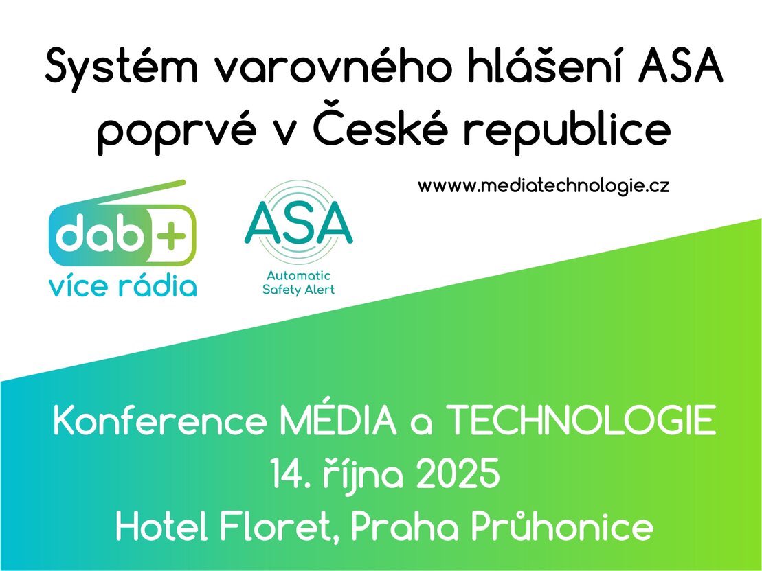 rkropy's tweet photo. Na konferenci Média a technologie 14. října v Hotelu Floret v Praze Průhonicích bude poprvé v České republice předvedena praktická ukázka varovného hlášení pro obyvatelstvo Automatic Safety Alert (ASA) Celý systém předvede pan Olaf Korte z německého Frauenhofer institutu. https://t.co/Fz7qSquvrJ