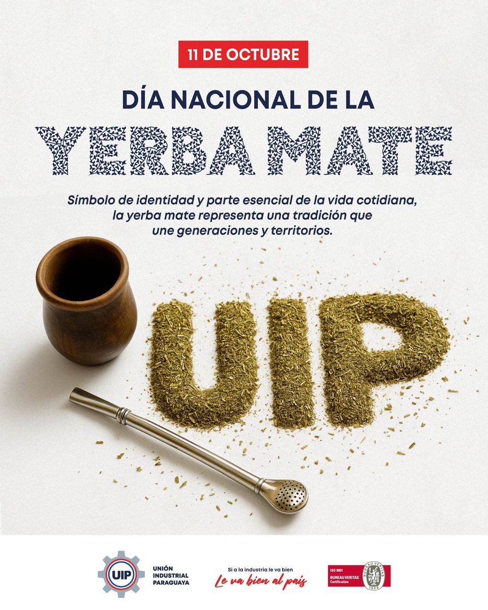 UIP_py's tweet image. 🇵🇾 Símbolo de identidad y parte de esencial de la vida cotidiana, la yerba mate representa una tradición que une generaciones y territorios
👍 Su producción dinamiza la economía, genera empleo y proyecta a Paraguay como productor de calidad en el mercado global
#UIP #yerbamate