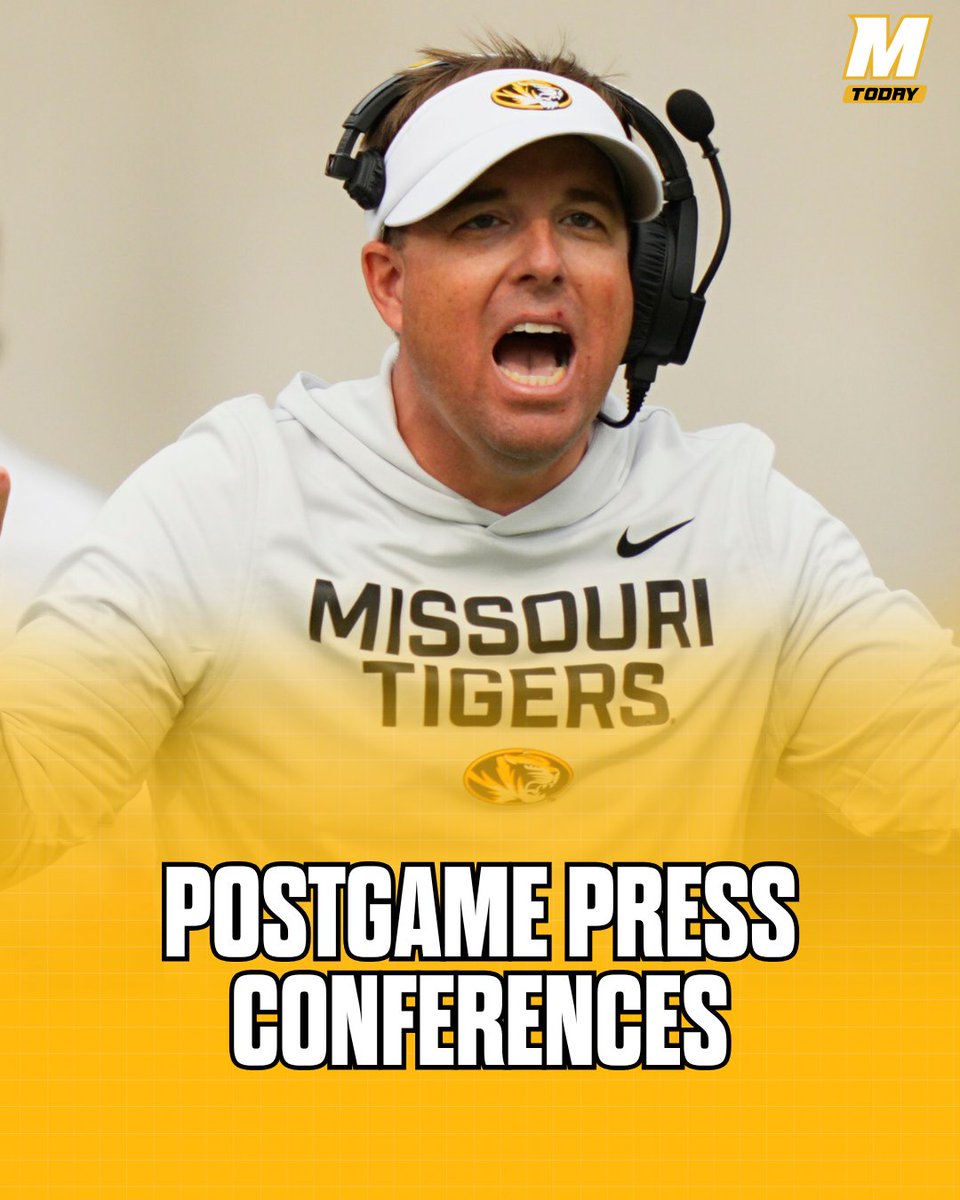 MizzouToday's tweet image. Hear from #Mizzou coach Eli Drinkwitz as well as Beau Pribula, Daylan Carnell and Connor Tollison after the Tigers' loss to Alabama: on3.com/sites/mizzou-t…