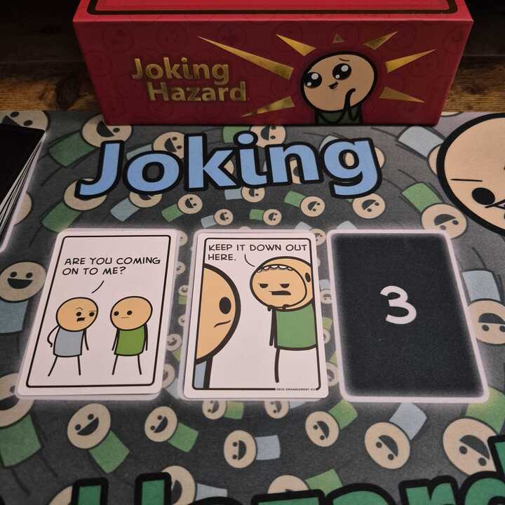 Explosm's tweet image. STFU and just play a 3rd card already.