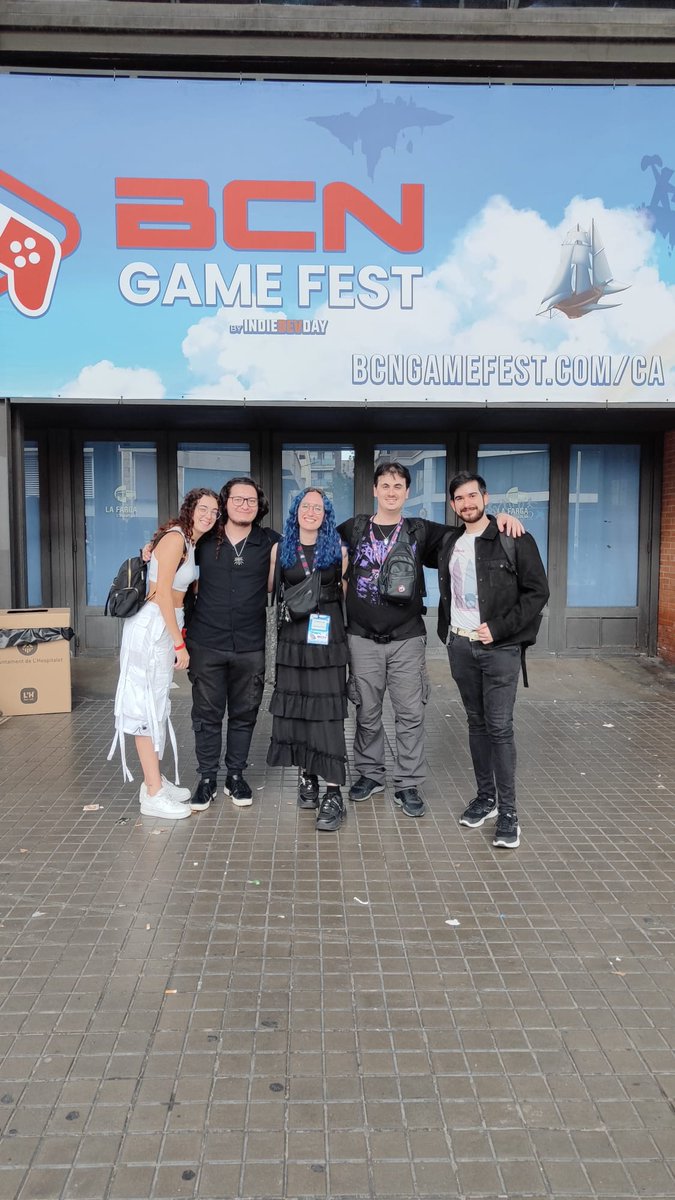 Hoy con la mejor compañía en la <a href="/bcngamefest/">BCN Game Fest</a> 😁 Para mi la mejor feria hasta ahora 🙌🏻