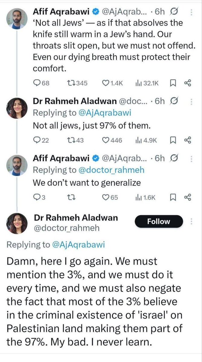 WoefulTide5's tweet image. You are absolutely a hateful person. This isn’t antizionism. This is Jew hatred framed through antizonism
