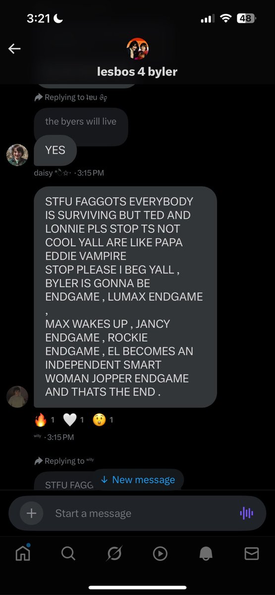 nemcphile's tweet image. okay guys vote lesbos 4 byler best gc Okay🩷🩷