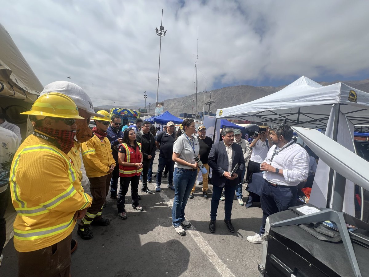 Terminando una intensa pero fructífera participación en la Expo Gestión de Riesgos de Desastres organizada por la Dirección Regional de SENAPRED de Tarapaca y la Delegación Presidencial. En esta actividad tuvimos la oportunidad de presentar las herramientas con que cuentan las