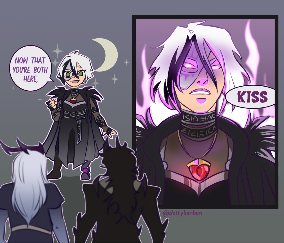 dottybonbon's tweet photo. Alt version for the fandomโs hot new ship #stareclipse #aaravos #lunadevorans #theDragonKing https://t.co/1N5xBREQX7