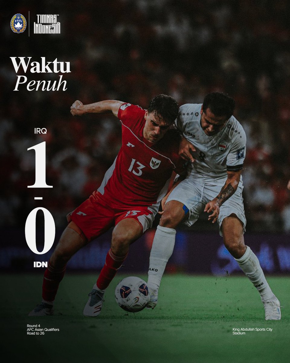 Hayuk..bangun..bangun. Mimpi ke Piala Dunia 2026 udah selesai. Solat subuh dulu lah.. lalu melanjutkan hidup.
#Timnas