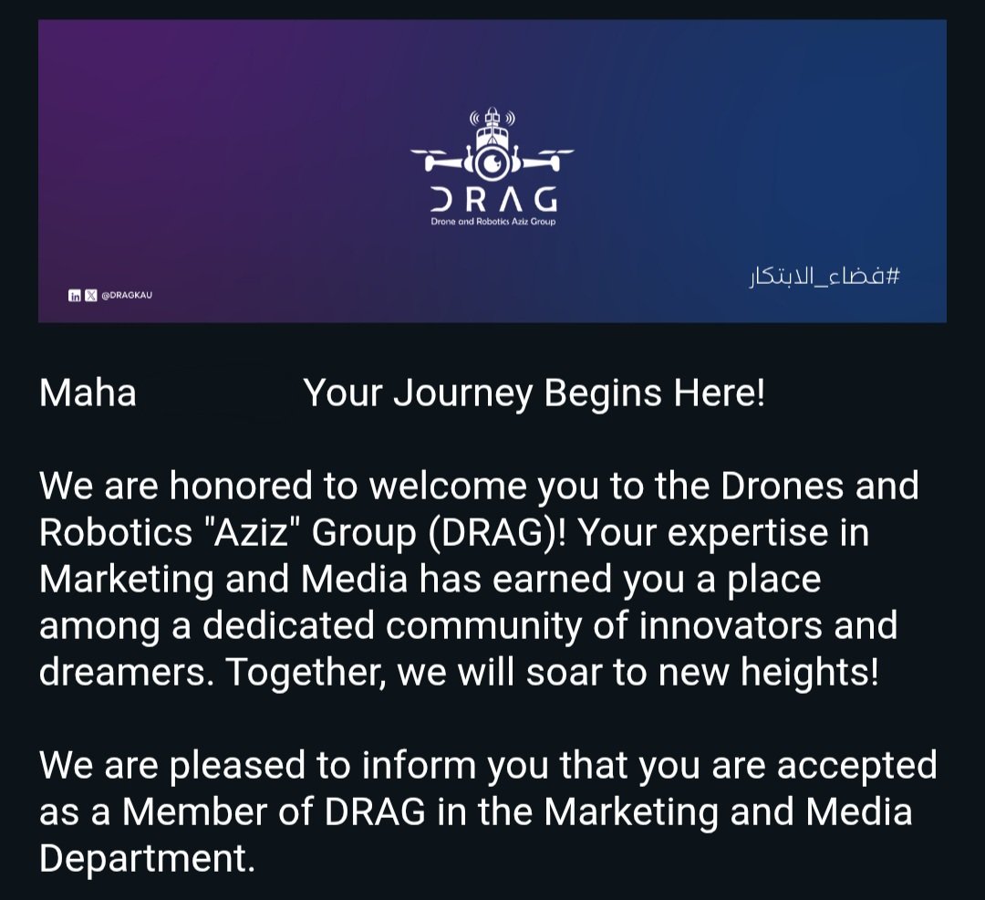 1almna1's tweet photo. It's a pleasure to be part of @DRAGKAU 
I'm looking forward to creating an impact together 💜 https://t.co/2o4rOiofk9