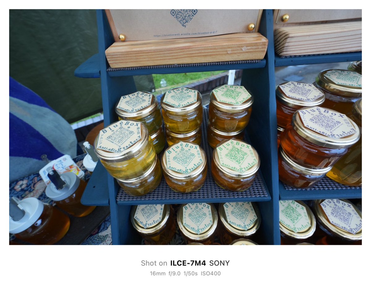 Sanbo3104's tweet photo. 美味しい蜂蜜屋さん😋
BlueBox Anti-aging Factoryさん🍯
#大泉工場 #blue_box #蜂蜜 #アルファホビー部 https://t.co/tXQYpPS37l