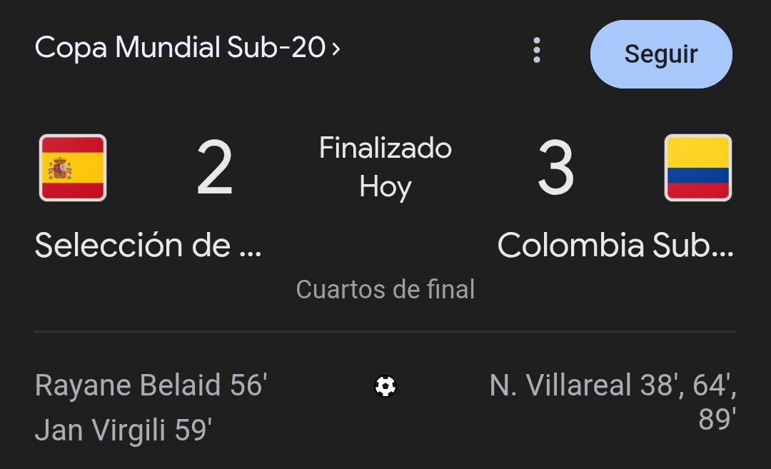 SanMarinoTeam's tweet image. UN MINUTO DE SILENCIO PARA EL QUE SE PERDIÓ ESTE PARTIDAZO. 🔥🇪🇸🇨🇴
Colombia le ganó a España y está en las semifinales del Mundial Sub 20. 🏆
¿Qué le faltó a España para poder ganarle a colombianos? ⁉️🇪🇸