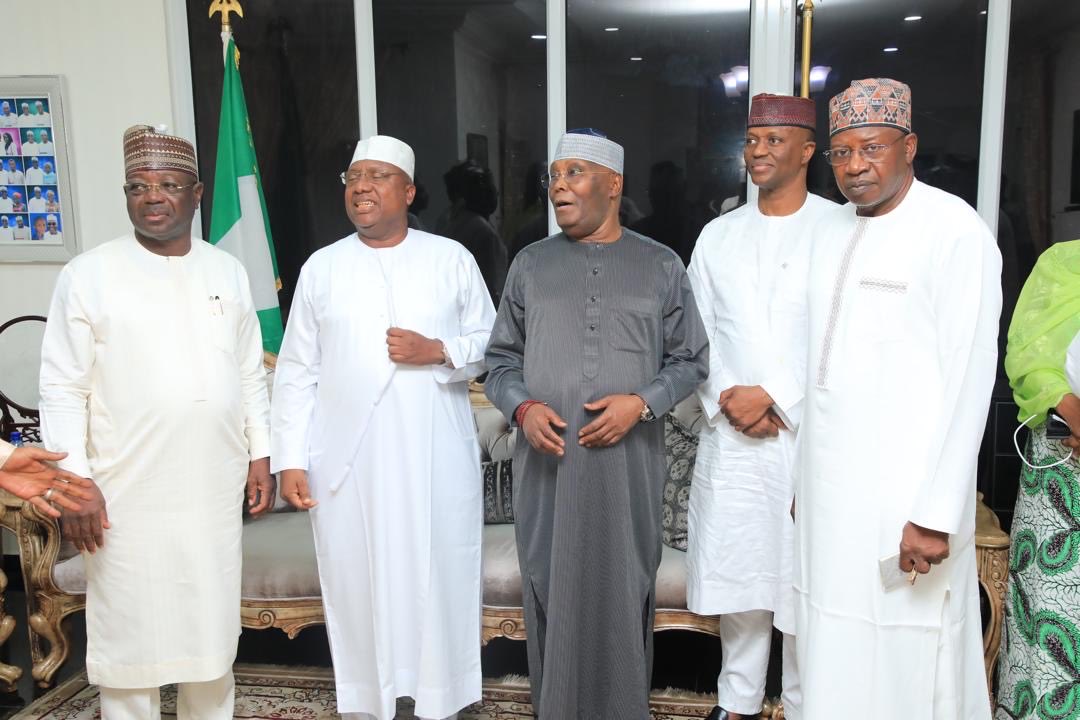 atiku's tweet image. I just concluded a crucial meeting with Adamawa ADC stakeholders, at which they resolved to stand united as one indivisible entity that will join hands with the rest of the party to rescue Nigeria. -AA