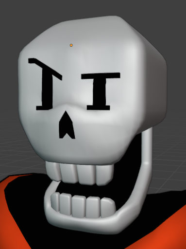 NickSliccc's tweet image. Thought i should post My Papyrus Model too bc i showed off the sans already. #undertale #papyrus #blender #3dmodeling