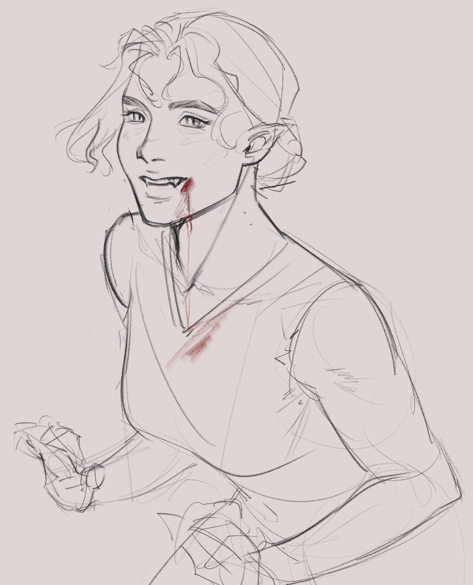 fujocriminal's tweet image. #samiramohan vampire doodle &amp;lt;3