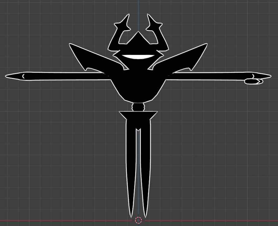 NickSliccc's tweet image. Okay so i got bored, as you do, And i modelled The Roaring Knight. Half Stylized, Half Sprite Accurate. #DELTARUNE #3dmodeling #blender