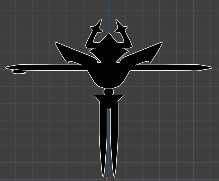 NickSliccc's tweet image. Okay so i got bored, as you do, And i modelled The Roaring Knight. Half Stylized, Half Sprite Accurate. #DELTARUNE #3dmodeling #blender