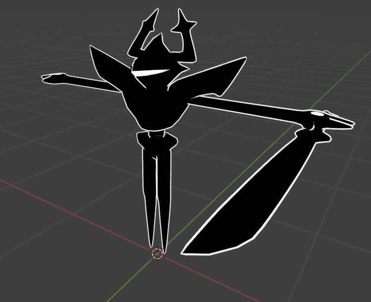 NickSliccc's tweet image. Okay so i got bored, as you do, And i modelled The Roaring Knight. Half Stylized, Half Sprite Accurate. #DELTARUNE #3dmodeling #blender