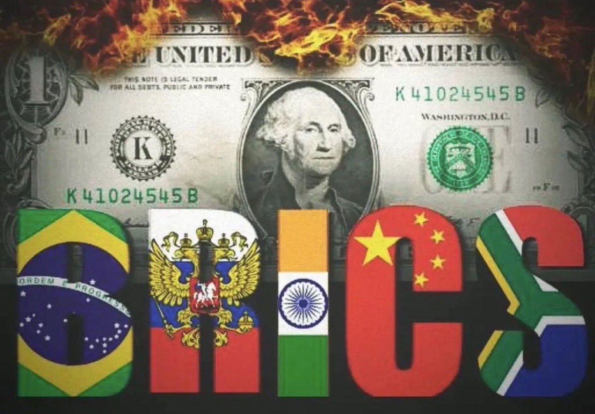George Papadopoulos (@georgepapa19) on Twitter photo ๐จ10 Eurasian countries agree to decouple from the US dollar day after peace agreement between Israel-Hamas
China imposes massive export controls on rare earth minerals 
US slaps 100% tariffs on China 
The new Cold War lines have been drawn: and itโs the Dollar v the rest. ๐จ10 Eurasian countries agree to decouple from the US dollar day after peace agreement between Israel-Hamas
China imposes massive export controls on rare earth minerals 
US slaps 100% tariffs on China 
The new Cold War lines have been drawn: and itโs the Dollar v the rest.