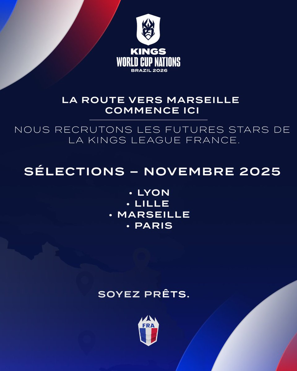 Tu veux représenter la France au país do futebol ?
On arrive 🫵