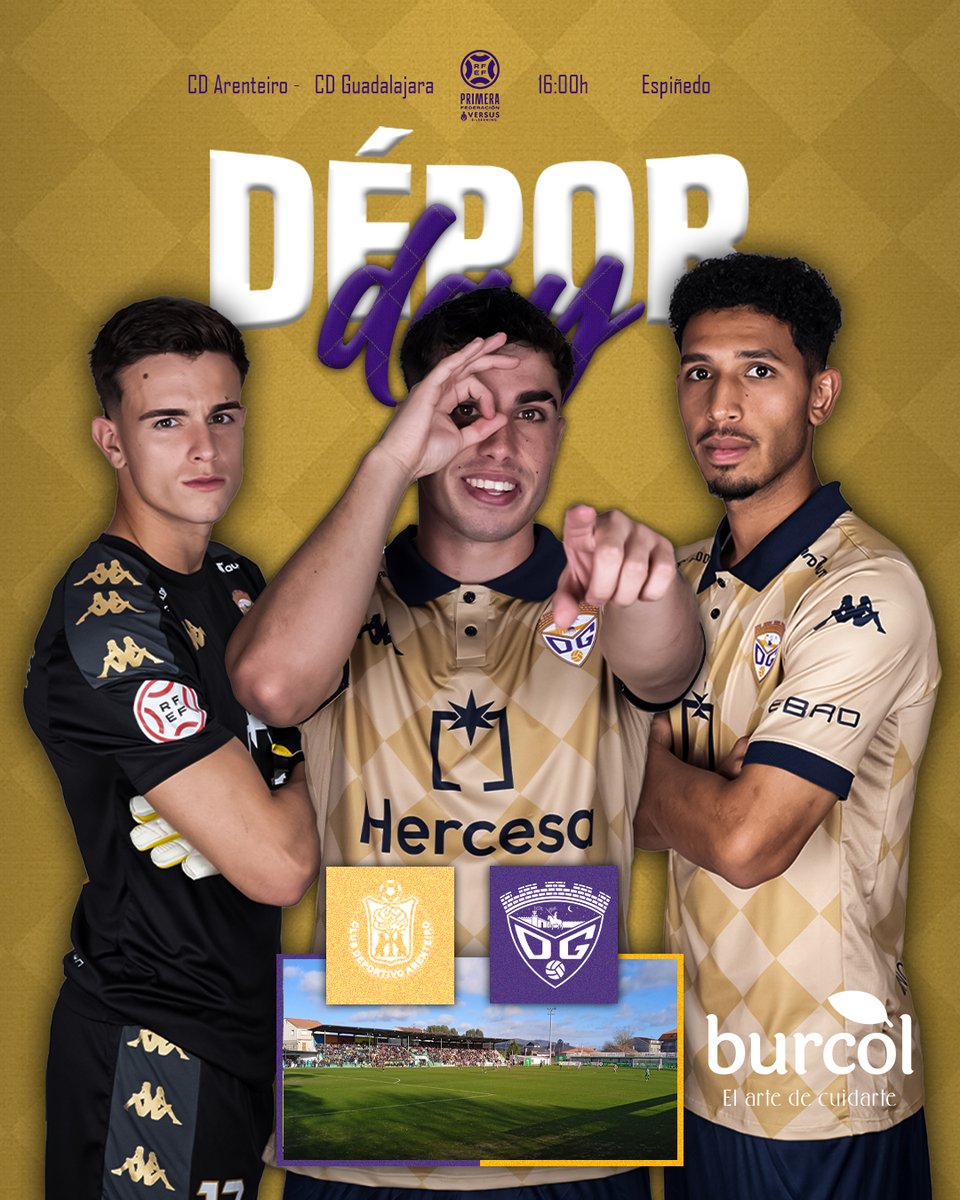 👑𝐃𝐄́𝐏𝐎𝐑𝐃𝐀𝐘👑

🏆 #1RFEF | GRUPO I | JORNADA 7
🆚 <a href="/CD_Arenteiro/">CD Arenteiro</a> 
 
🏟️ Estadio de Espiñedo
📍 O Carballiño
⏰ 16:00h
📺 <a href="/CMM_Play/">CMMPlay</a> <a href="/LaLigaPlus/">LALIGA+</a>
 #️⃣ #ArenteiroDépor

🎟️Entradas en taquilla⬇️

Afición visitante (desde 16 años): 20€ 
Infantil (hasta 15 años): 10€ con derecho