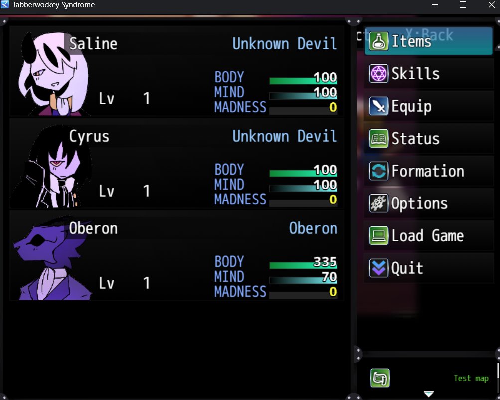 It's been a minute since I've shared any Jabberwocky updates so heres an updated inventory screen :&gt;