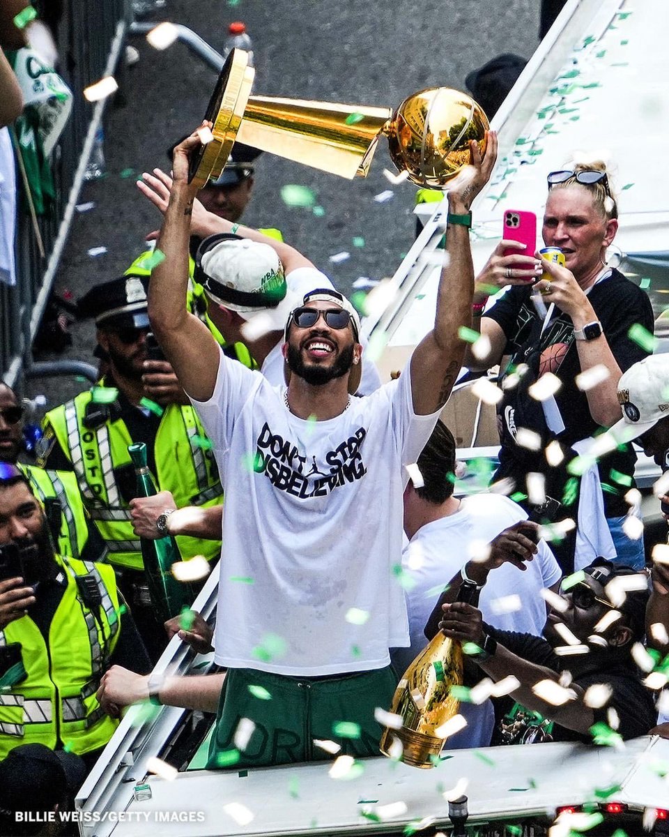 lockedupjb's tweet image. Jayson Tatum promises he’ll bring another championship to Boston:

“The parade was the best day of my life.”

“And I promise you we’re going to have another one.”